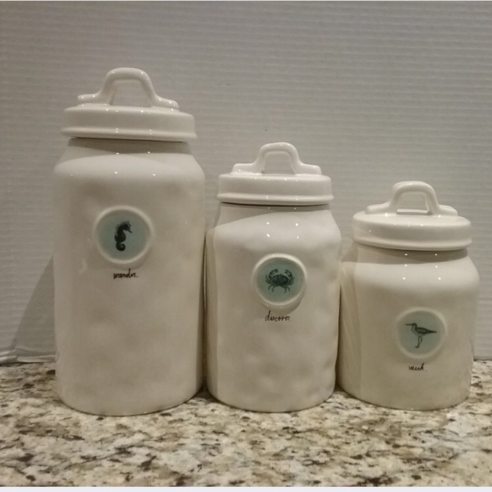 Rae Dunn Sea Creature Canister Set